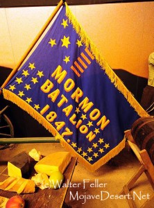 photo of the Mormon Battalion flag