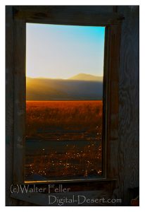 View from shack at Gobar Ranch