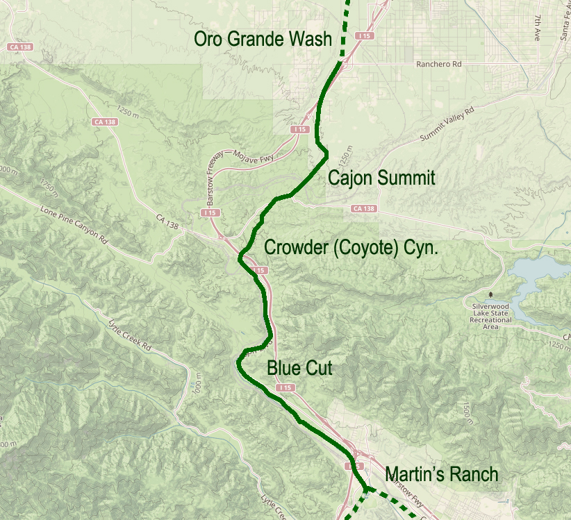 El Cajon Pass California Map - United States Map