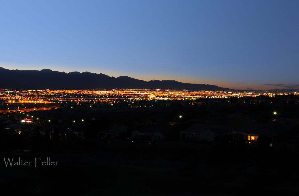 View of south Las Vegas from Henderson, Nv.