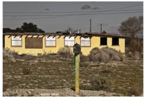 abandoned home, Hinckley, California